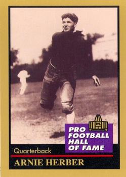1991 Enor Pro Football HOF #63 Arnie Herber Front