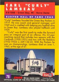 1991 Enor Pro Football HOF #78 Earl 