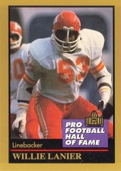 1991 Enor Pro Football HOF #83 Willie Lanier Front