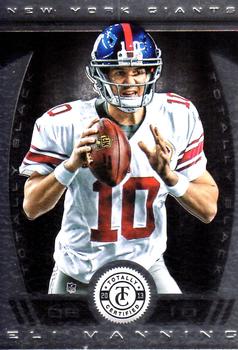 2013 Panini Totally Certified - Totally Black #34 Eli Manning Front