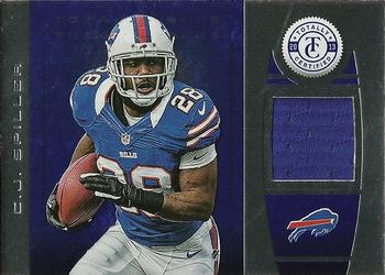2013 Panini Totally Certified - Totally Blue Materials #6 C.J. Spiller Front