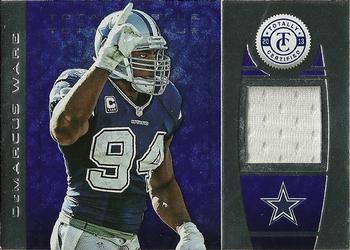 2013 Panini Totally Certified - Totally Blue Materials #10 DeMarcus Ware Front