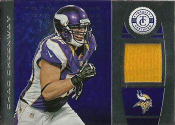 2013 Panini Totally Certified - Totally Blue Materials #14 Chad Greenway Front