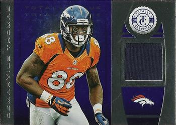 2013 Panini Totally Certified - Totally Blue Materials #50 Demaryius Thomas Front