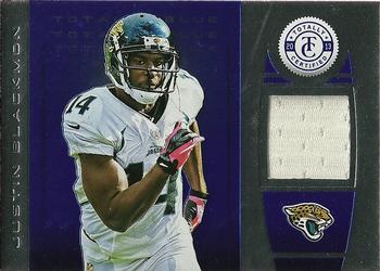 2013 Panini Totally Certified - Totally Blue Materials #54 Justin Blackmon Front