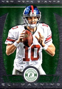 2013 Panini Totally Certified - Totally Green #34 Eli Manning Front