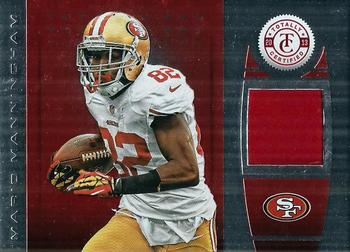 2013 Panini Totally Certified - Totally Red Materials #40 Mario Manningham Front