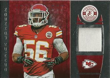 2013 Panini Totally Certified - Totally Red Materials #59 Derrick Johnson Front