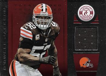 2013 Panini Totally Certified - Totally Red Materials #60 D'Qwell Jackson Front