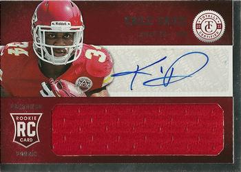 2013 Panini Totally Certified - Totally Red Signatures #229 Knile Davis Front