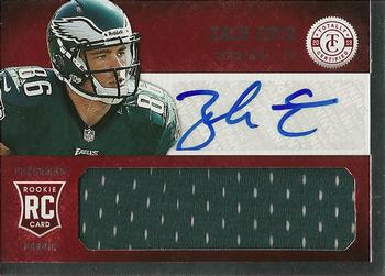 2013 Panini Totally Certified - Totally Red Signatures #250 Zach Ertz Front