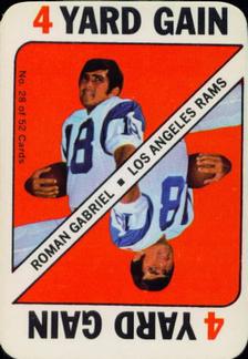1971 Topps - Game Inserts #28 Roman Gabriel Front