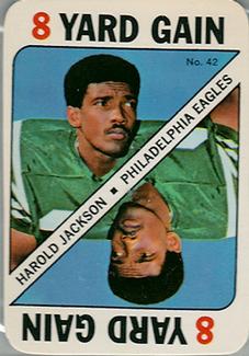 1971 Topps - Game Inserts #42 Harold Jackson Front