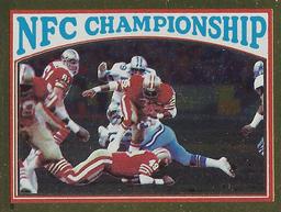 1982 Topps Stickers #6 1981 NFC Championship Front