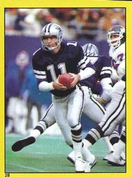 1982 Topps Stickers #28 Danny White Front