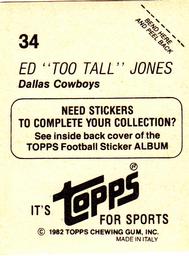 1982 Topps Stickers #34 Ed 