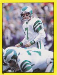 1982 Topps Stickers #95 Ron Jaworski Front