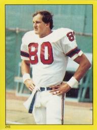 1982 Topps Stickers #245 Don Hasselbeck Front