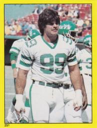 1982 Topps Stickers #251 Mark Gastineau Front