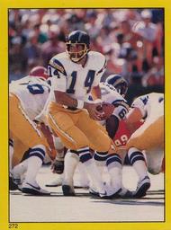 1982 Topps Stickers #272 Dan Fouts Front
