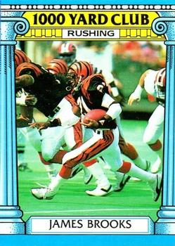 1987 Topps - 1000 Yard Club #17 James Brooks Front