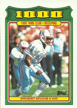 1988 Topps - 1000 Yard Club #11 Ernest Givins Front