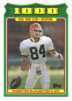 1988 Topps - 1000 Yard Club #20 Webster Slaughter Front
