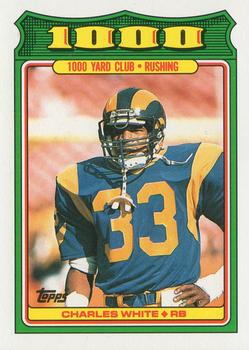 1988 Topps - 1000 Yard Club #1 Charles White Front