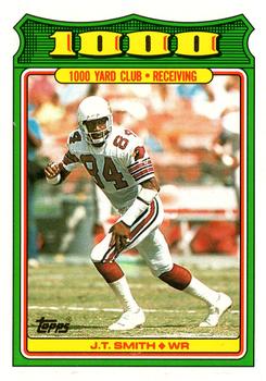 1988 Topps - 1000 Yard Club #3 J.T. Smith Front