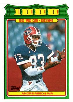 1988 Topps - 1000 Yard Club #28 Andre Reed Front