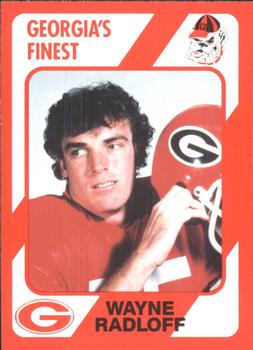 1989 Collegiate Collection Georgia Bulldogs (200) #65 Wayne Radloff Front