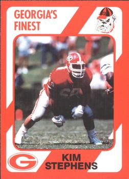 1989 Collegiate Collection Georgia Bulldogs (200) #68 Kim Stephens Front