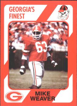 1989 Collegiate Collection Georgia Bulldogs (200) #79 Mike Weaver Front
