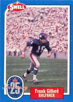 1988 Swell Greats #43 Frank Gifford Front