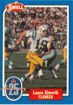 1988 Swell Greats #7 Lance Alworth Front