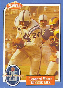 1988 Swell Greats #86 Leonard Moore Front