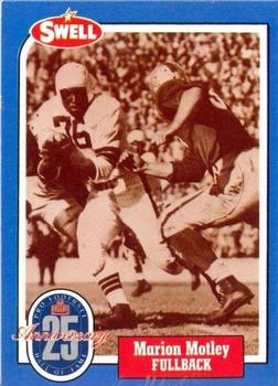 1988 Swell Greats #87 Marion Motley Front