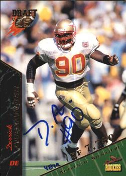 1995 Signature Rookies  - Autographs #1 Derrick Alexander Front