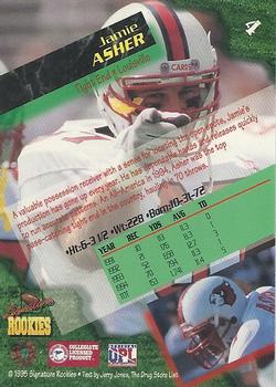1995 Signature Rookies  - Autographs #4 Jamie Asher Back