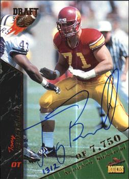 1995 Signature Rookies  - Autographs #10 Tony Boselli Front