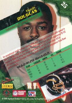 1995 Signature Rookies  - Autographs #25 Hugh Douglas Back