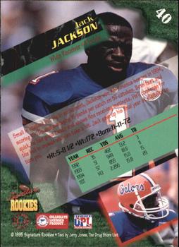 1995 Signature Rookies  - Autographs #40 Jack Jackson Back