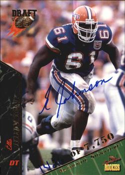 1995 Signature Rookies  - Autographs #42 Ellis Johnson Front