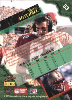 1995 Signature Rookies  - Autographs #53 Pete Mitchell Back