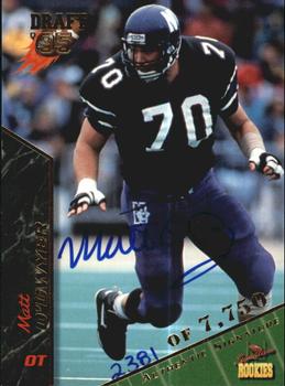 1995 Signature Rookies  - Autographs #57 Matt O'Dwyer Front