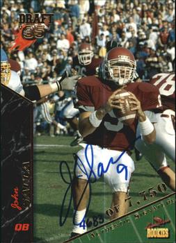 1995 Signature Rookies  - Autographs #61 John Sacca Front
