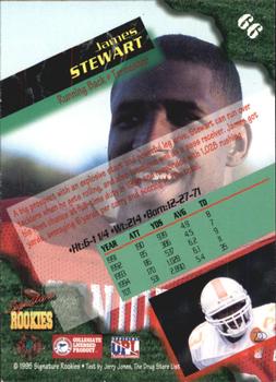 1995 Signature Rookies  - Autographs #66 James Stewart Back