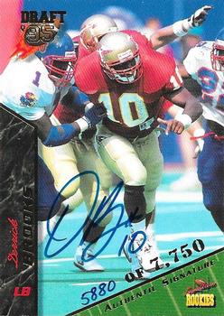 1995 Signature Rookies  - Autographs #11 Derrick Brooks Front