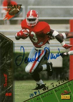 1995 Signature Rookies  - Autographs #21 Terrell Davis Front