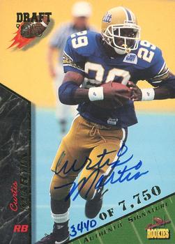 1995 Signature Rookies  - Autographs #49 Curtis Martin Front